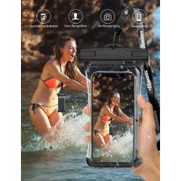 Funda flexible e impermeable para móvil Seawag FLEX de 6,9" con certificación IPX8