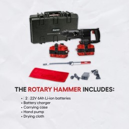 Akku-Unterwasser-Bohrhammer bis 50 m – Nemo SDS Rotary Hammer