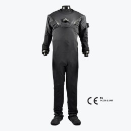 Potápačský suchý oblek FUSION Kraken Lite, čierny