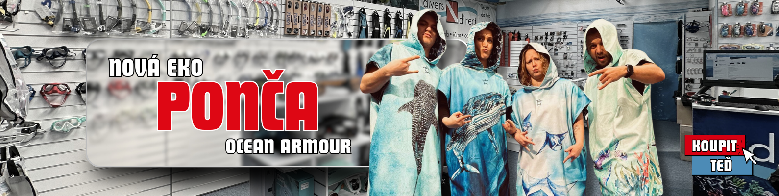 Nová ekologická ponča Ocean Armour
